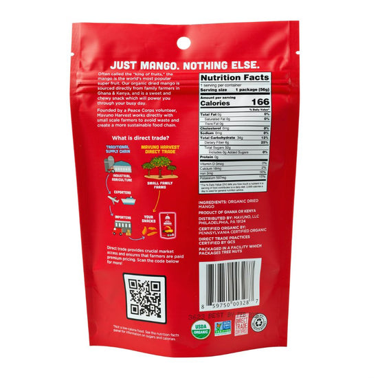 Mavuno Harvest Organic Dried Mango 2oz (6ct)