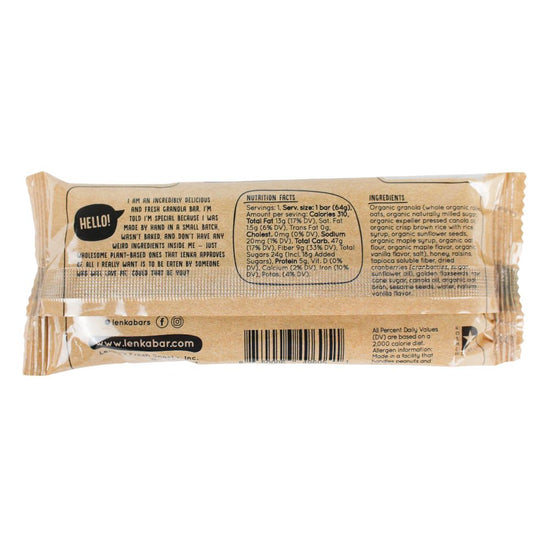 Lenka Berry Omega Granola Bars 2.25oz (12ct)