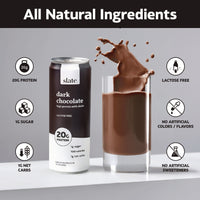 Dark Chocolate Shake features