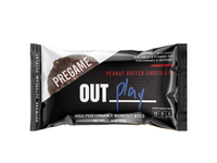 OUTPLAY Soft-Baked Carb Bar, Peanut Butter Chocolate | 29g Carbs | 72ct Case