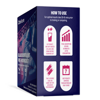 2before Blackcurrant Pre-Workout - Caffeine Free - Single-Serve Sachets