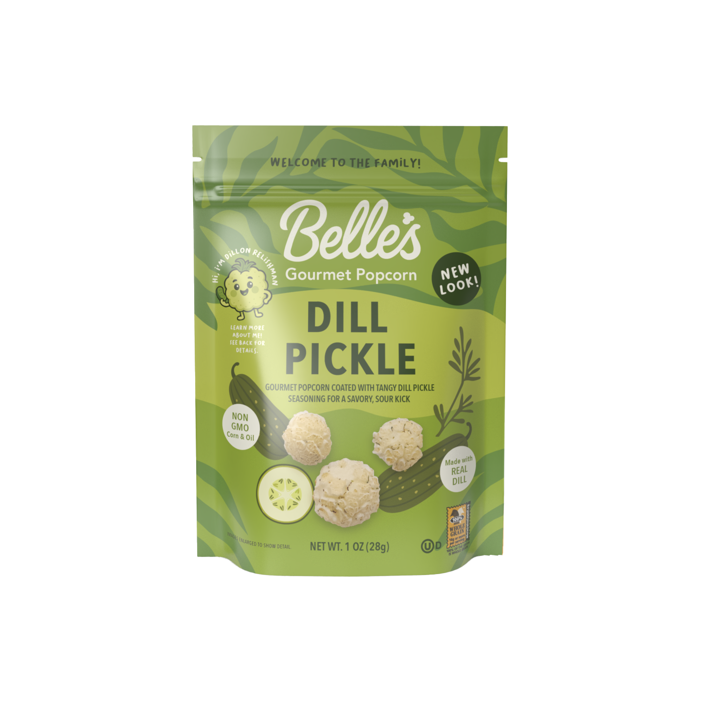 Dill Pickle 1oz popcorn (100 pack)