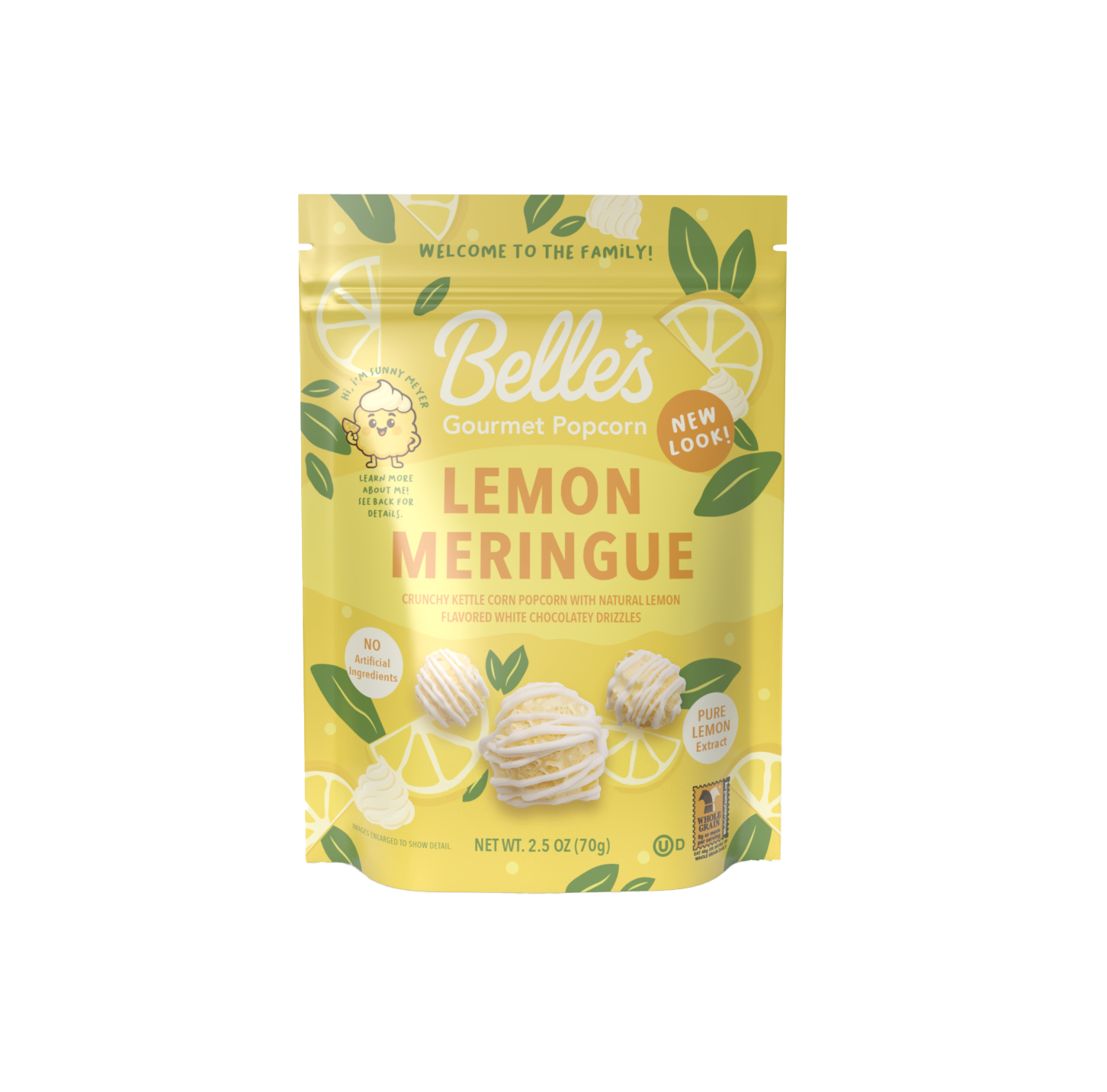 Lemon Meringue 2.5oz popcorn (100 pack)