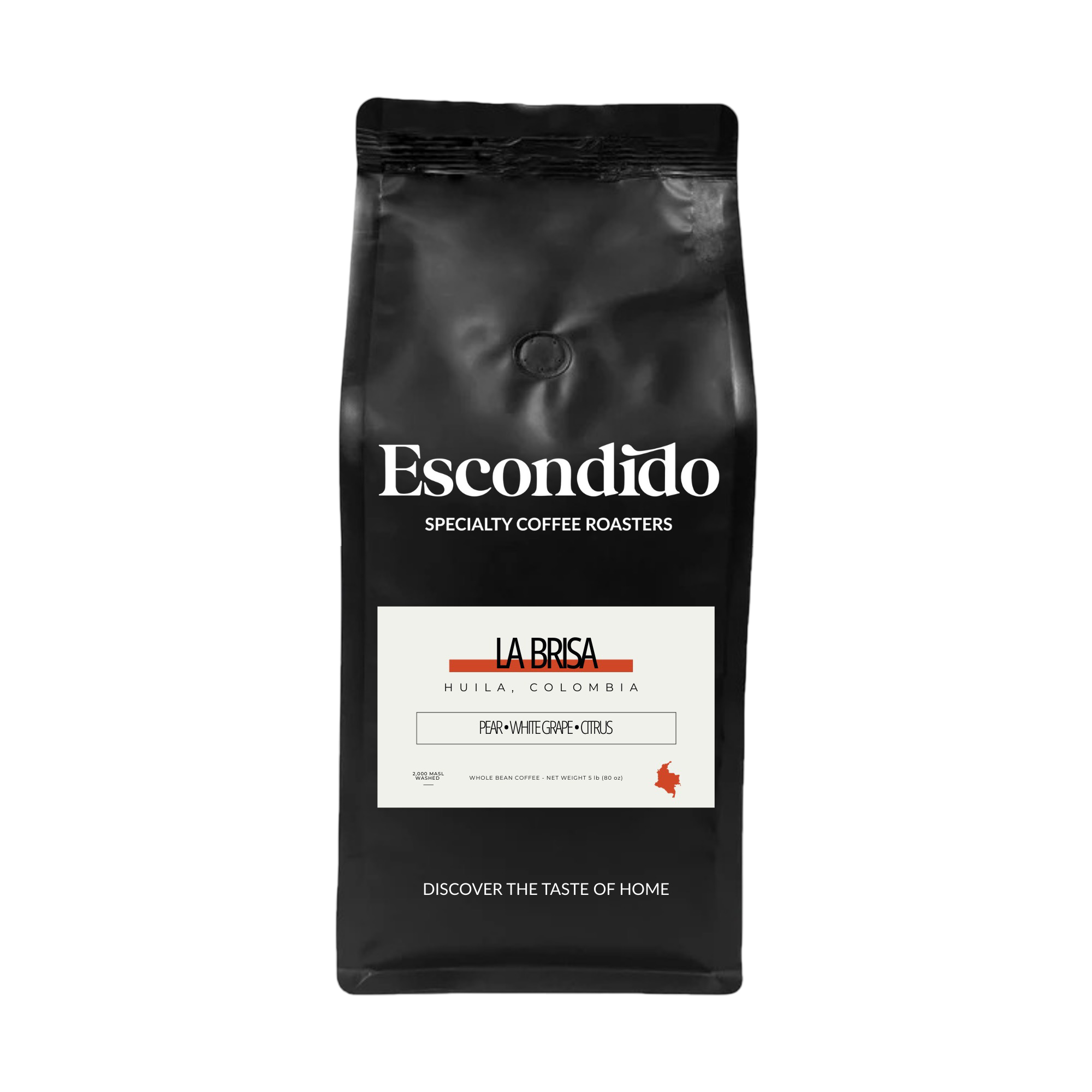Colombia La Brisa 2x5lb Case Roasted Whole Bean Specialty Coffee