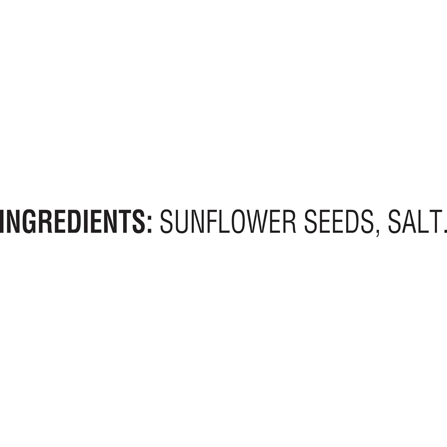 David Original Sunflower Seeds ingredients: sunflower seeds, salt