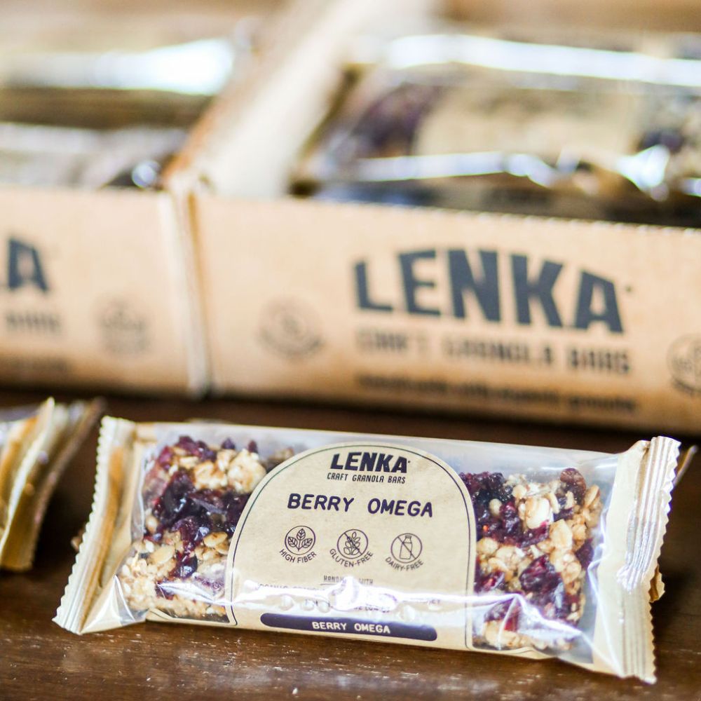 Lenka Berry Omega Granola Bars 2.25oz (12ct)