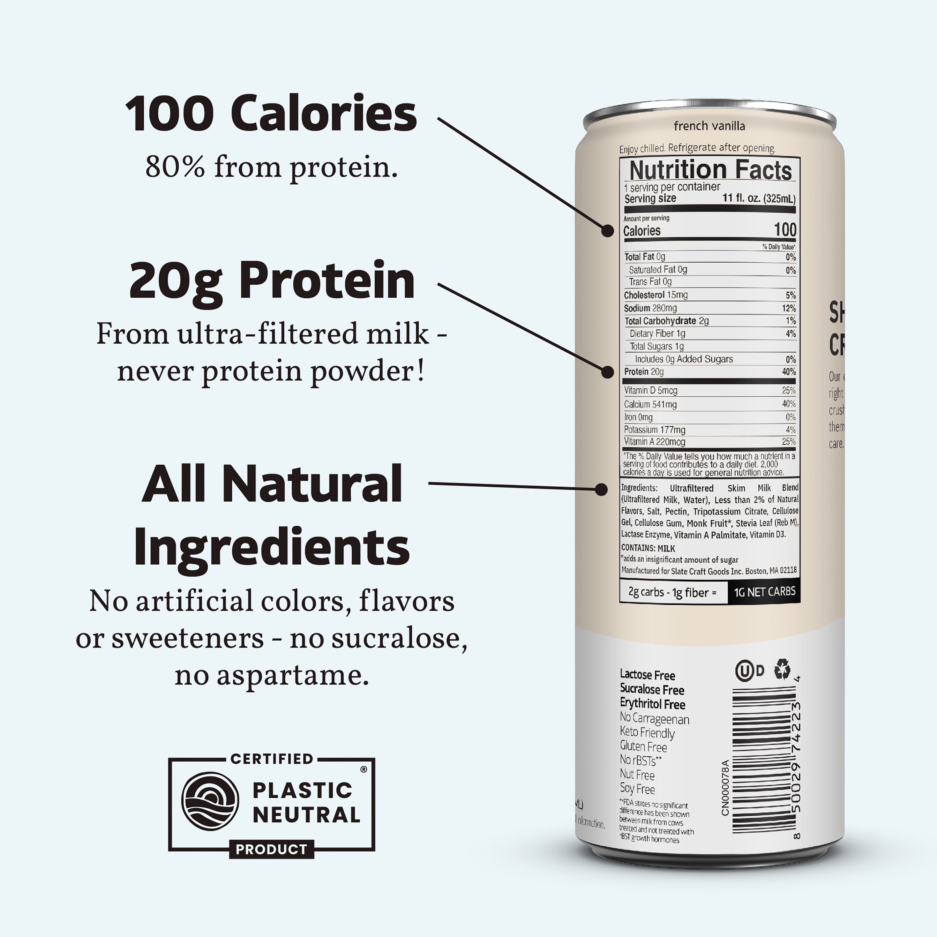 French Vanilla Shake nutrition facts