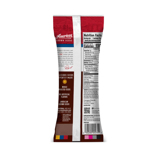 David Sunflower Seeds, Bar-B-Q, 1.625 oz (12 Pack)