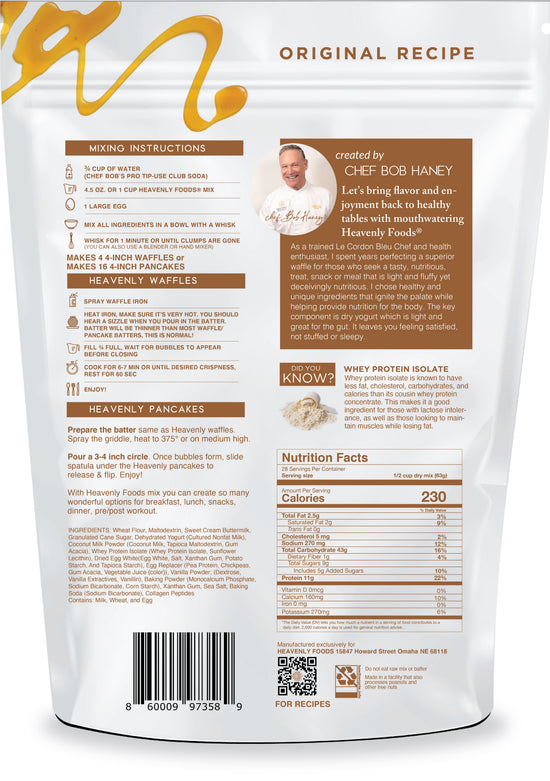 FAMILY SIZE 4 lb Original Recipe Heavenly Foods® Mix (Case of 4)