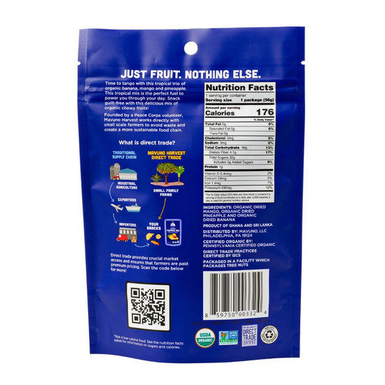 Mavuno Harvest Organic Dried Tropical Mix 2oz (6ct)