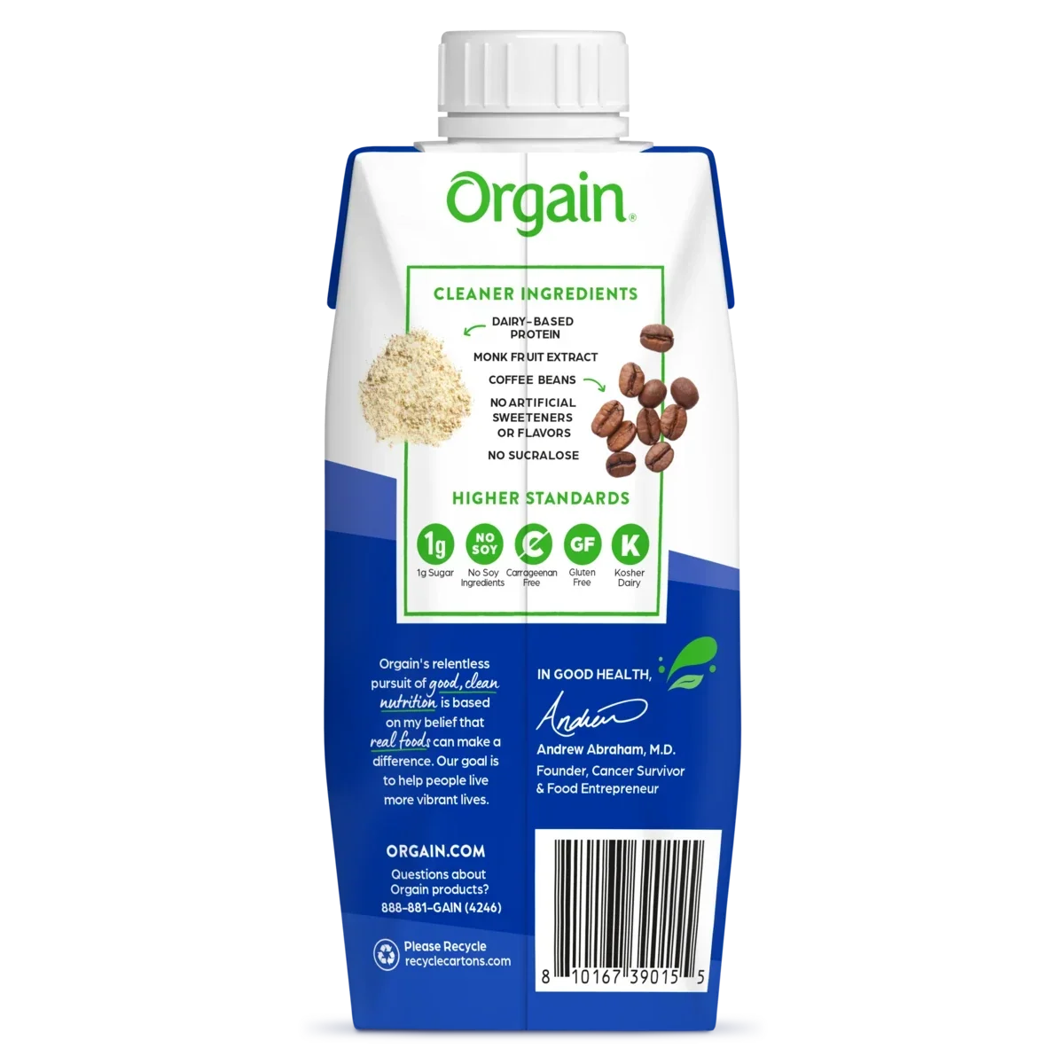 Orgain 30g Protein Shake (Case of 12)