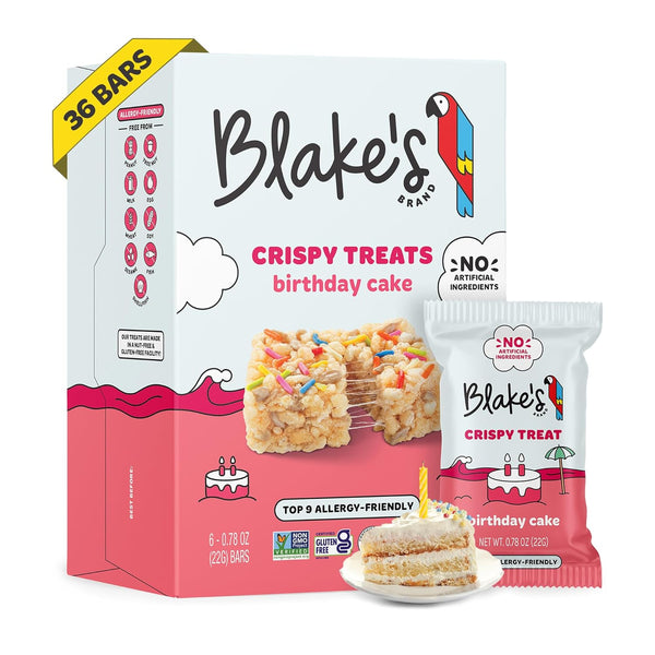 Blake's Crispy Treats, Birthday Cake, 36 Bars