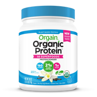 Orgain Organic Protein™ + 50 Superfoods Powder - Plant Based Vanilla Bean (Case of 6)
