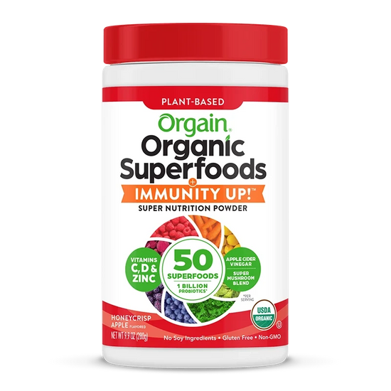 Orgain Organic Superfoods + ImmunityUp!™ Powder - Honeycrisp Apple (Case of 12)