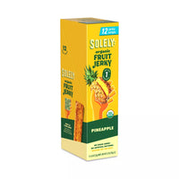 Solely Organic Pineapple Fruit Jerky Strip 0.8oz PS (12ct)