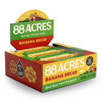 88 Acres Banana Bread Pumpkin Seed Protein Bar 1.9oz (9ct)