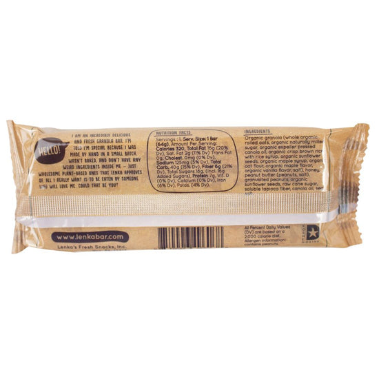 Lenka Peanut Butter Granola Bars 2.25oz (12ct)