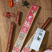 Righteous Felon O.G. Hickory Beef Stick 1oz Master Case 144ct (6/24ct)