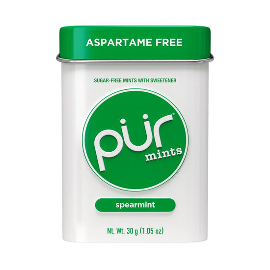 PUR Spearmint Mints Tin 30g / 1.05oz (12ct)