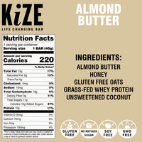 Kize Bar - Almond Butter (10 Pack)