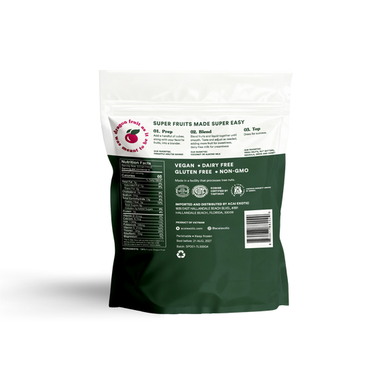Acai Exotic Diced Dragon Fruit Case - Wholesale
