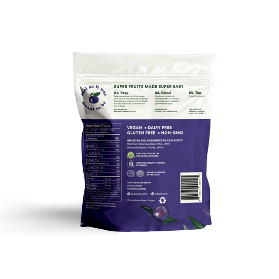 Acai Exotic Pure Acai Retail Case - Wholesale