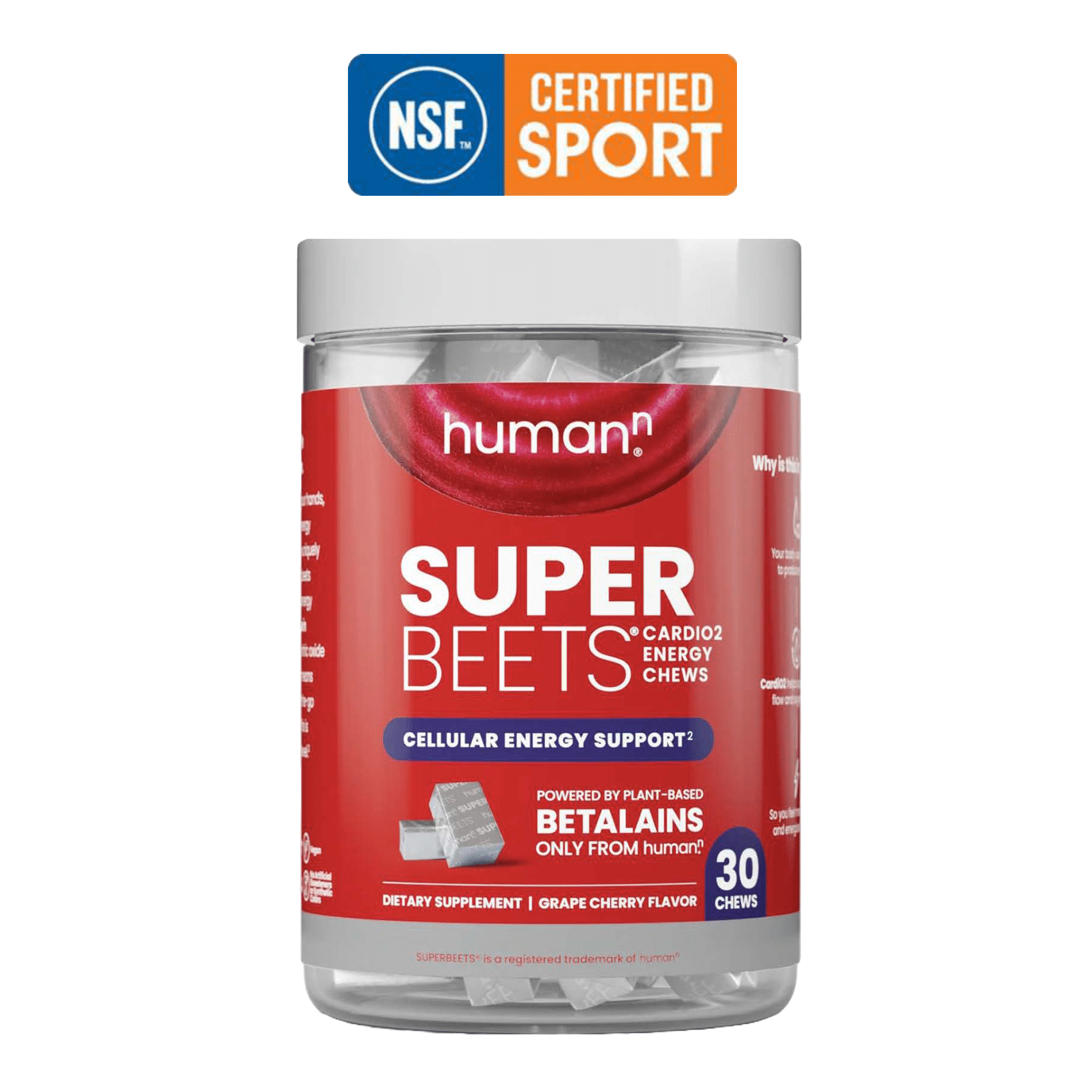 Humann SuperBeets® CardiO2 Energy Chews