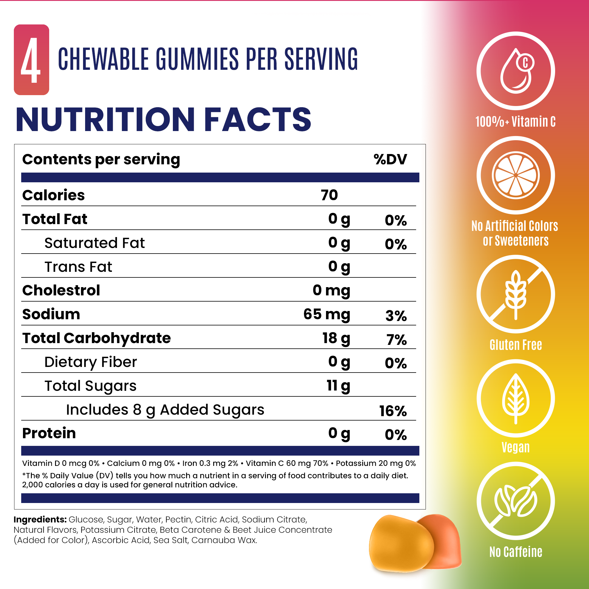 SaltStick Energy Gummies – OMG! (Orange, Mango, Guava)