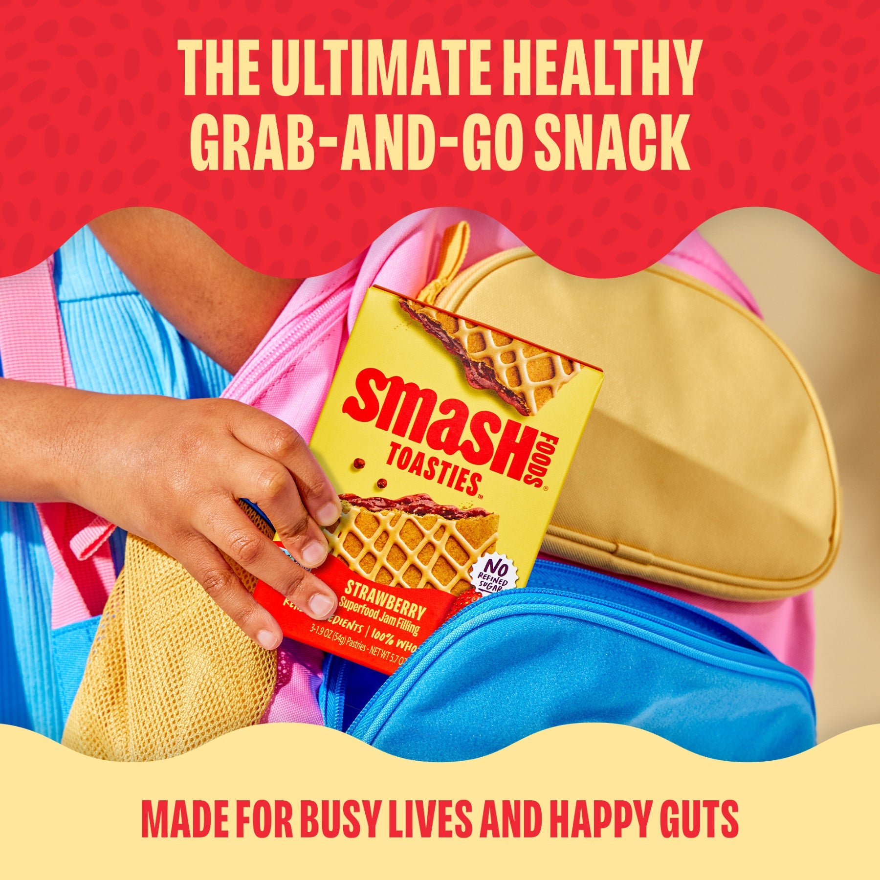 Strawberry Toasties 3 ct | Case of 6 Boxes