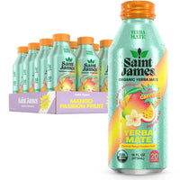 Mango Passion Fruit Yerba Mate - 150 mg Caffeine, 12 Bottles