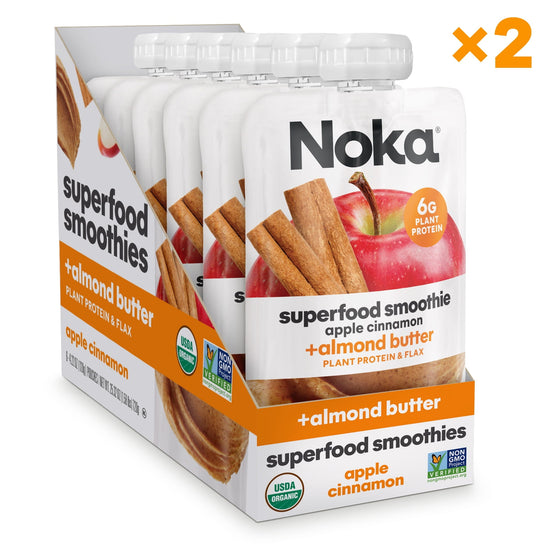 Noka - Apple Cinnamon +Almond Butter - 12pk