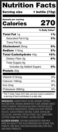 Enduraphin Athletic Fuel PHINTECH™ Bottle - Chocolate