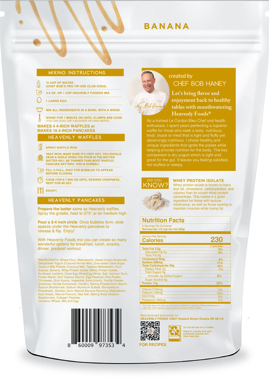 13.5 oz Banana Heavenly Foods® Mix (Case of 6)