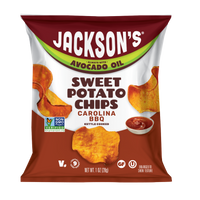 Carolina BBQ Sweet Potato Chips in Avocado Oil 1oz (Pack of 50)