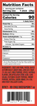 Pearson Ranch Autumn Blend Chile Beef & Pork Snack Stick - 24 Count Caddy