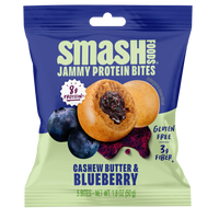 Cashew Butter & Blueberry Jammy Protein Bites | Case of 48 Bags