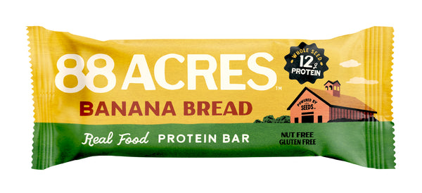 88 Acres Banana Bread Pumpkin Seed Protein Bar 1.9oz (9ct)