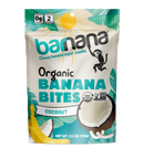 (100g, 12 Pack) Organic COCONUT Banana Bites