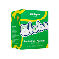 Blobs Passion Fruit Pineapple Gummy Candy 1.8oz (6ct)