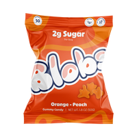 Blobs Orange Peach Gummy Candy 1.8oz (6ct)