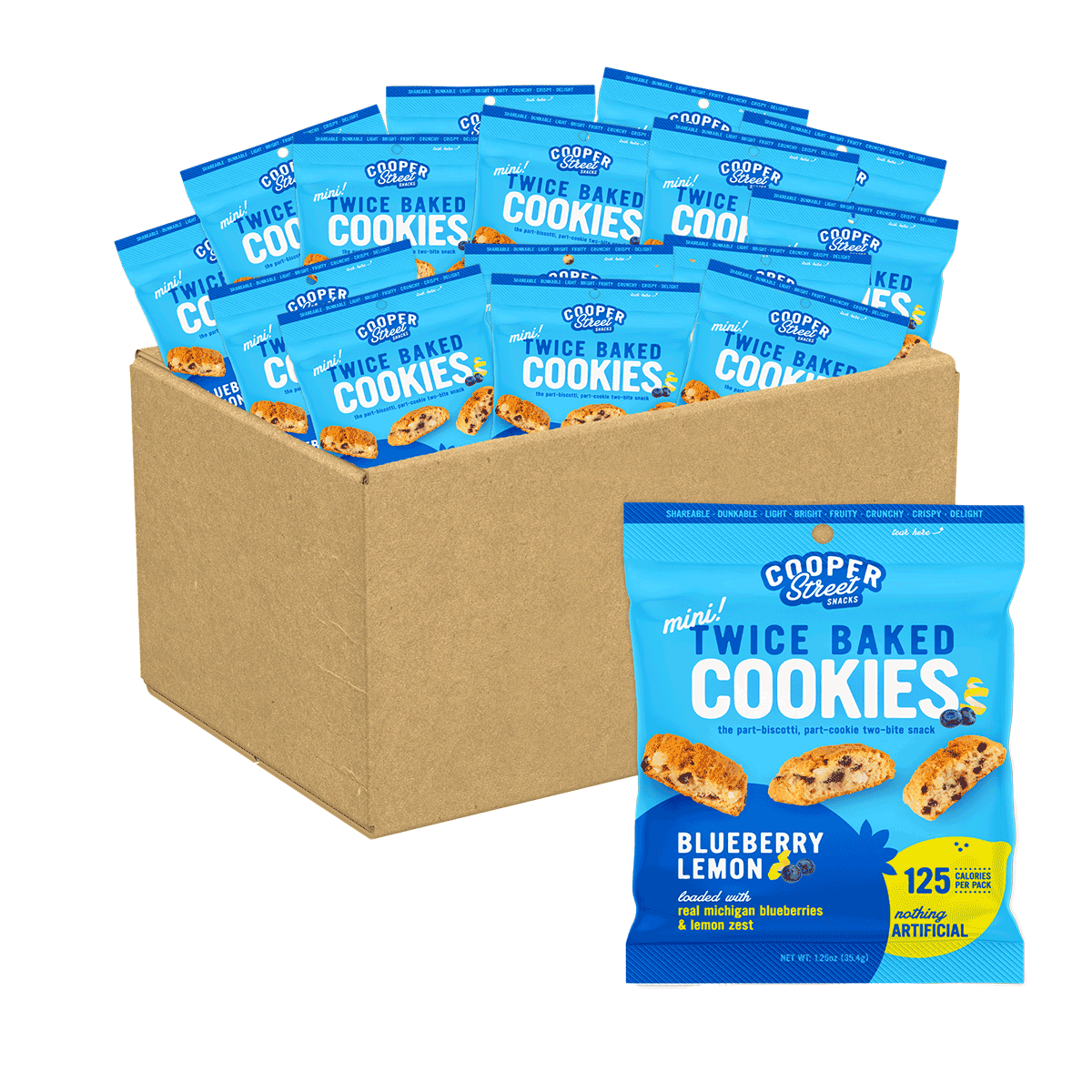 Wholesale - Blueberry Lemon Twice Baked Cookies