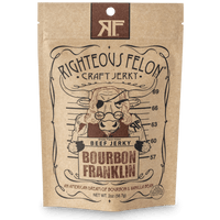 Righteous Felon Bourbon Franklin Beef Jerky 2oz (8ct)