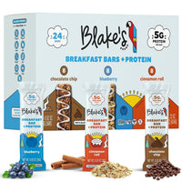 Blake's Breakfast Bars + 5g Protein, Variety Pack, 24 Bars