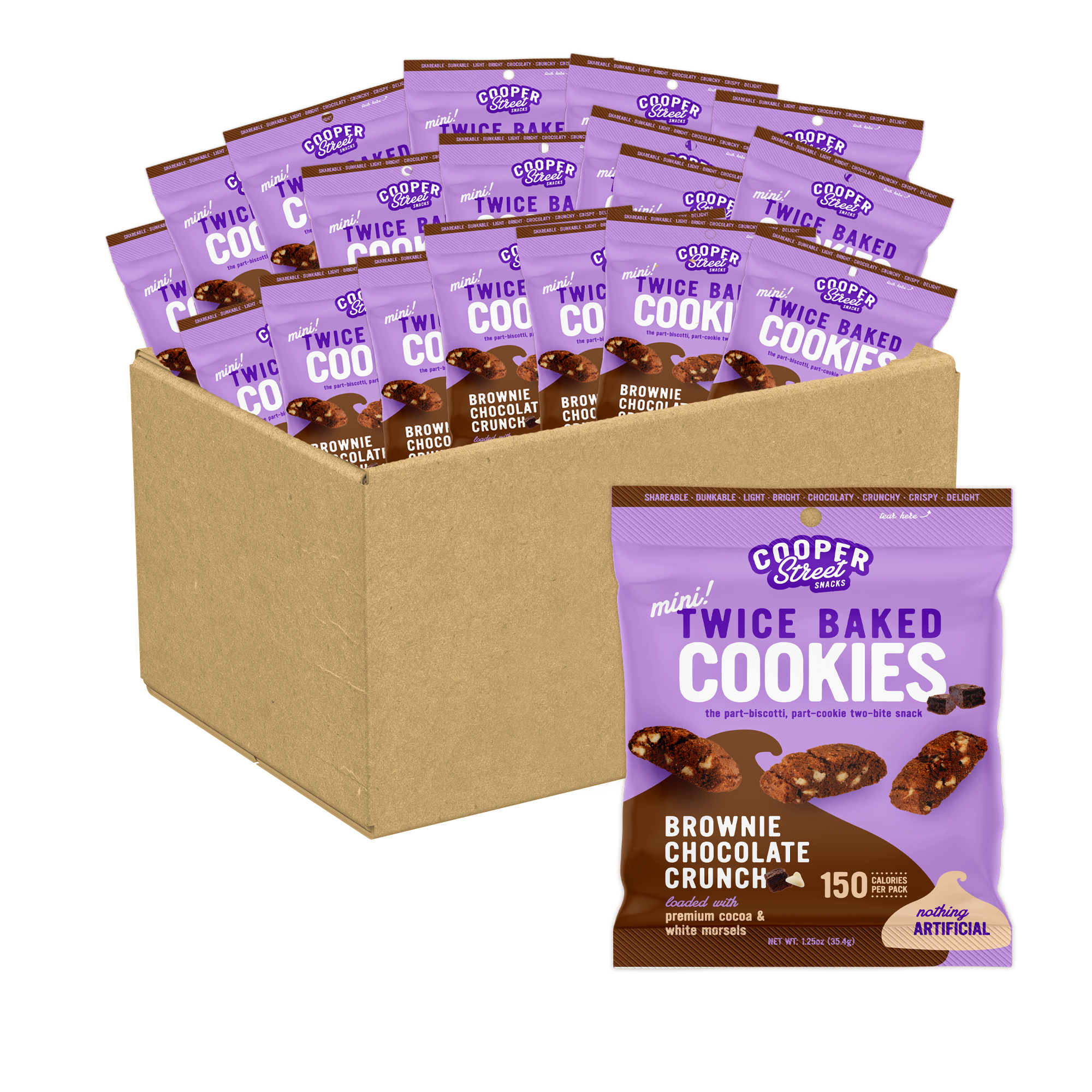 Wholesale - Brownie Chocolate Crunch Twice Baked Cookies