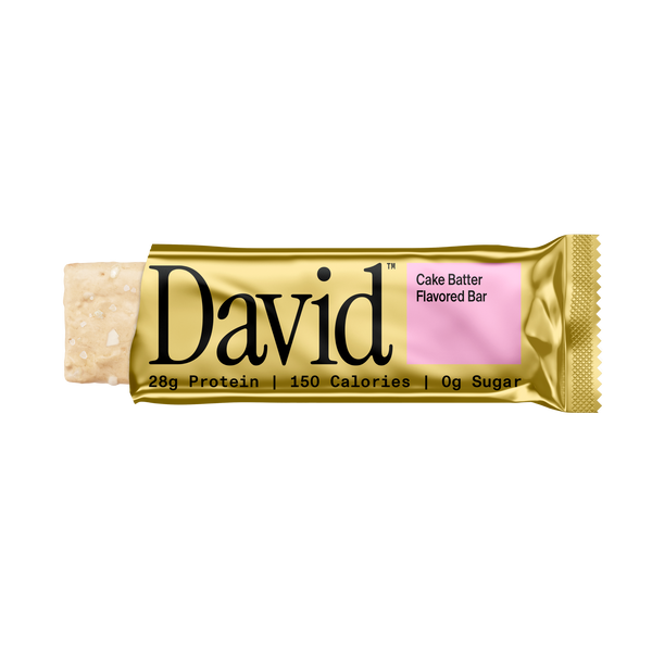 David Protein Bar, Cake Batter (12 Pack)