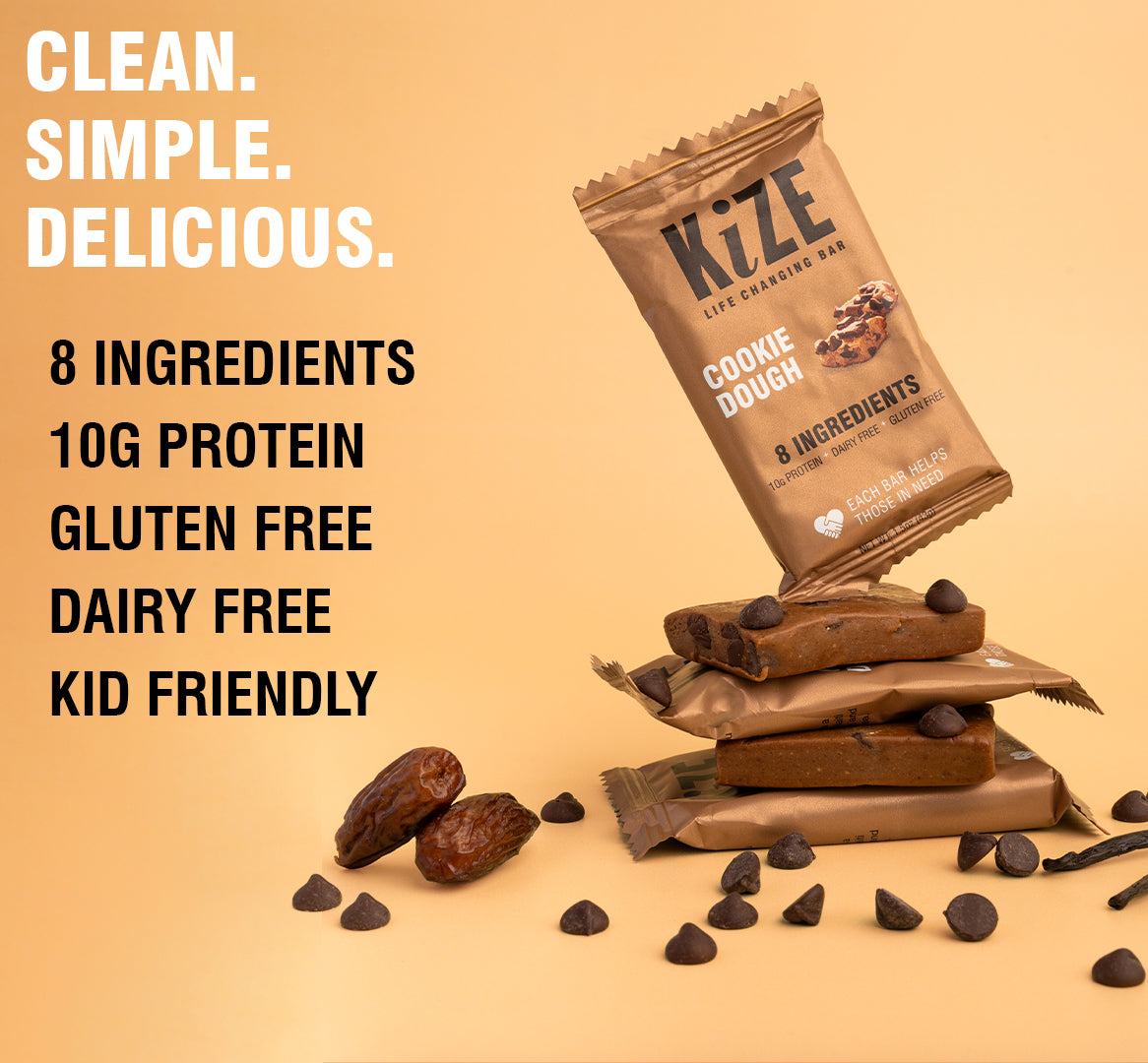 Kize Bar - Cookie Dough (10 Pack)