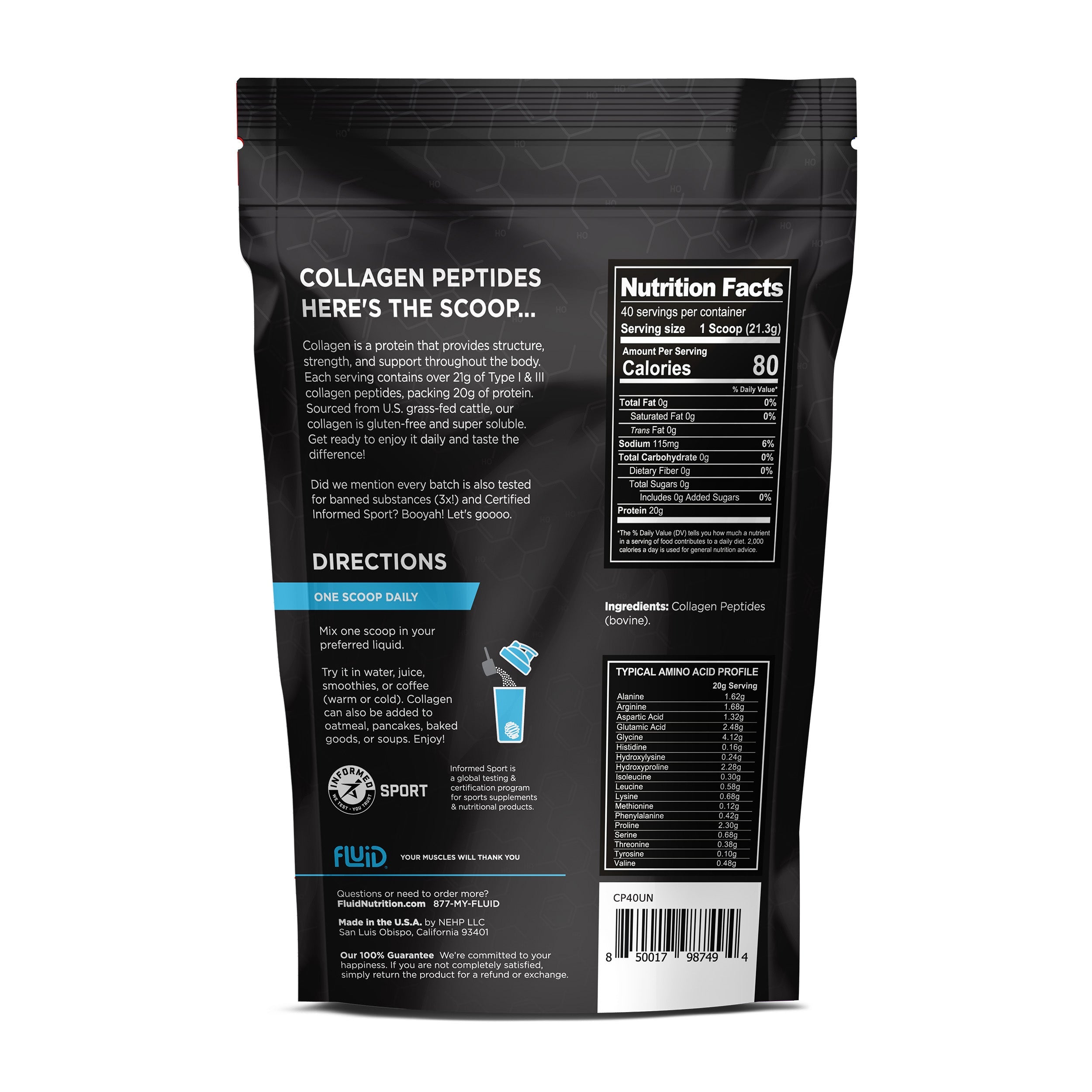 100% Collagen Peptides (pro price)