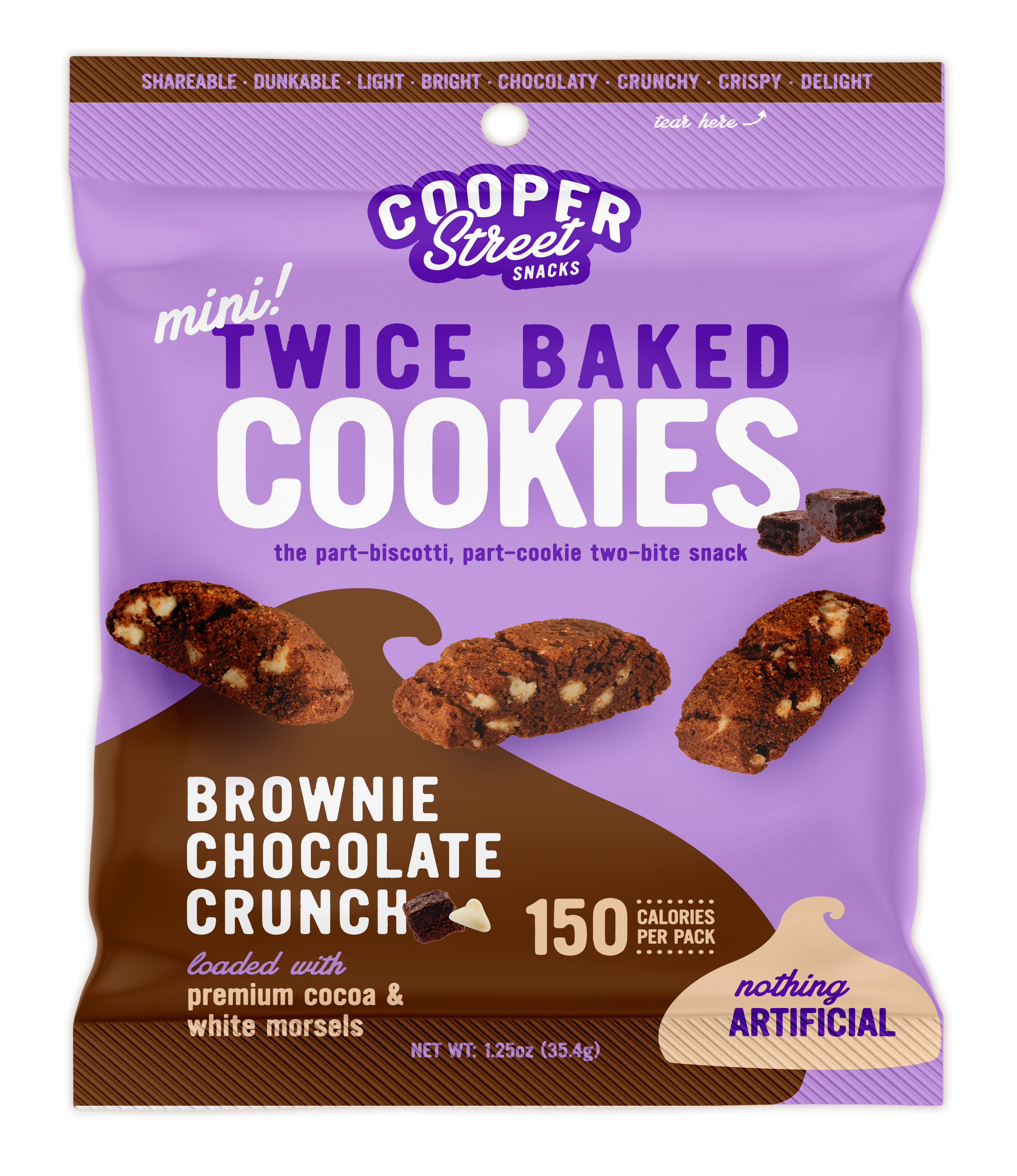 Wholesale - Brownie Chocolate Crunch Twice Baked Cookies