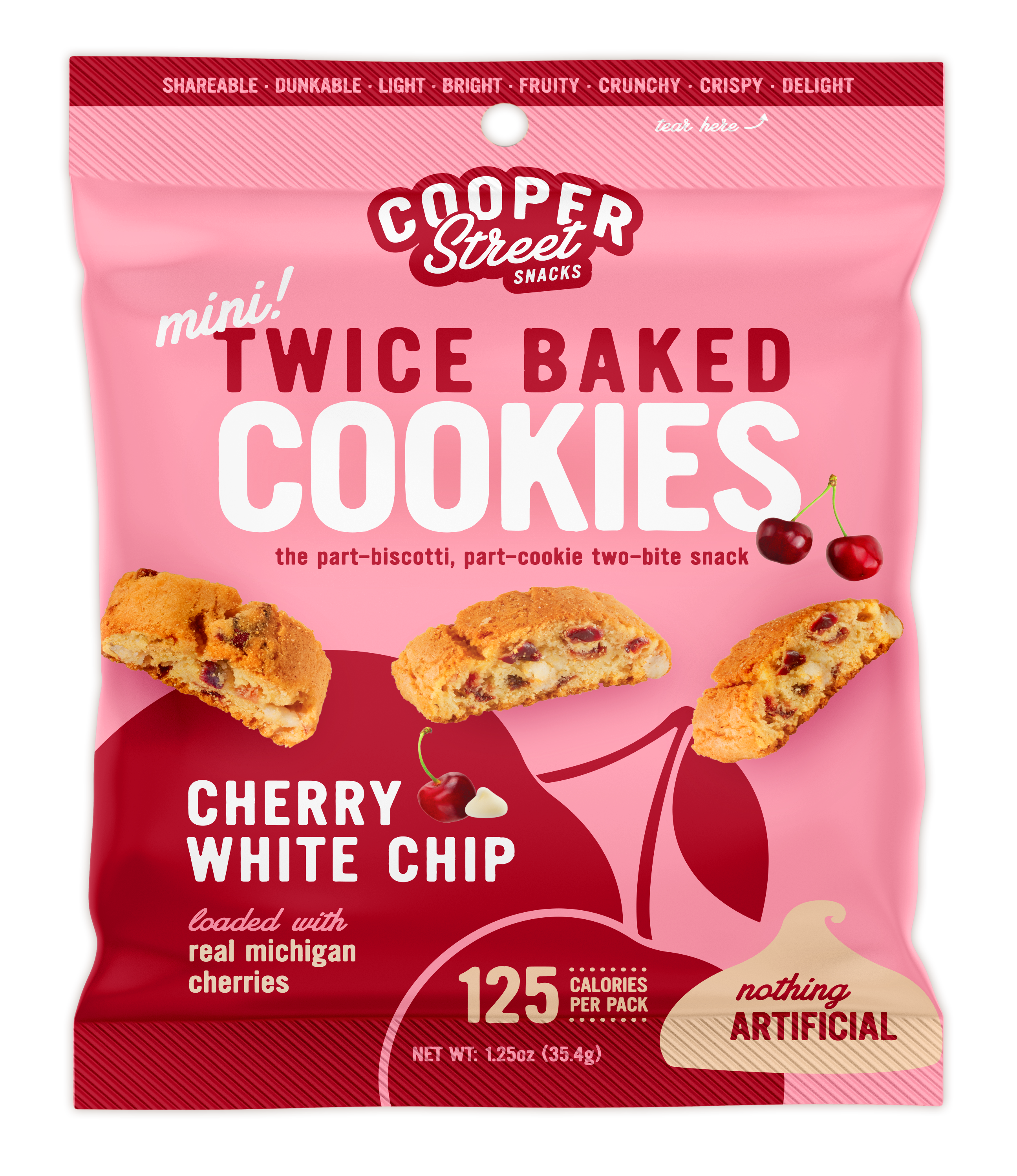 Wholesale - Cherry White Chip Twice Baked Cookies