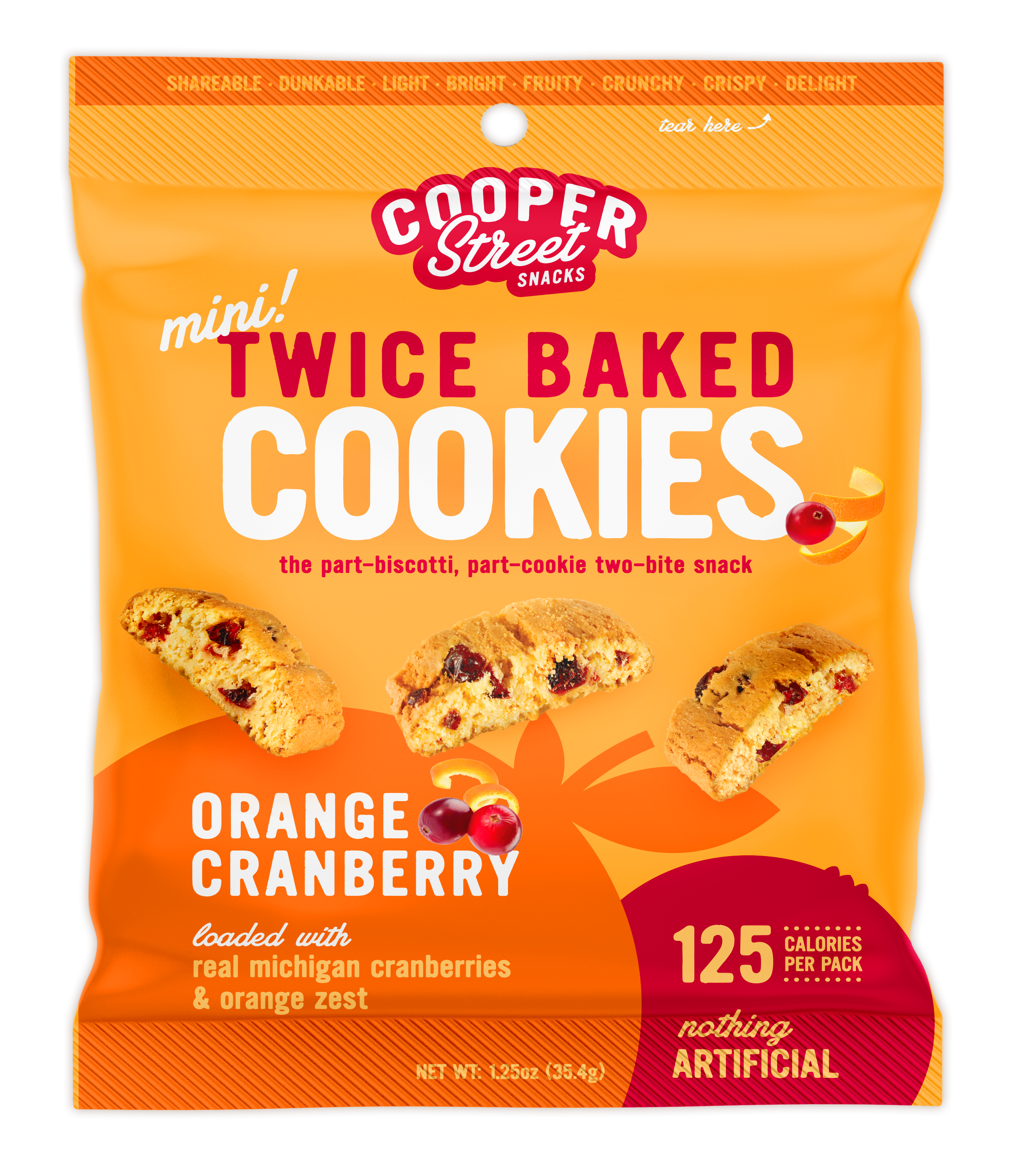 Wholesale - Orange Cranberry Twice Baked Cookies